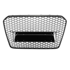 Решетка радиатора Audi A5 8T (2011-2016) в стиле RS5 без колец (Gloss Black)