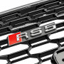 Решетка радиатора Audi A5 (2016 -...) в стиле RS5 quattro (Gloss Black / Chrome)