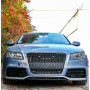 Решітка радіатора Audi A5 (2007-2011) в стилі RS5 без кілець (чорний глянець)