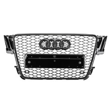Решітка радіатора Audi A5 (2007 2011) в стилі RS5 (Чорний глянець)