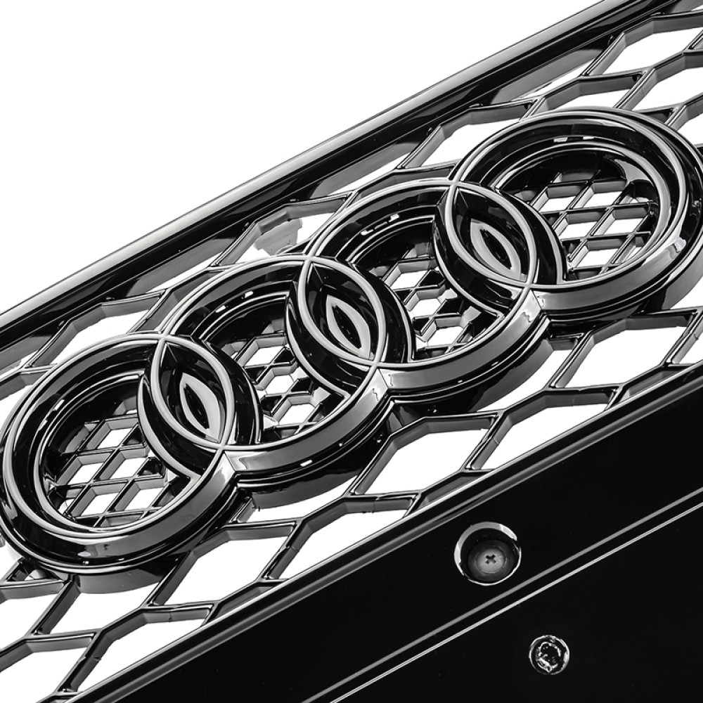 Решетка радиатора Audi A5 (2007-2011)  в стиле RS5 (Gloss Black)