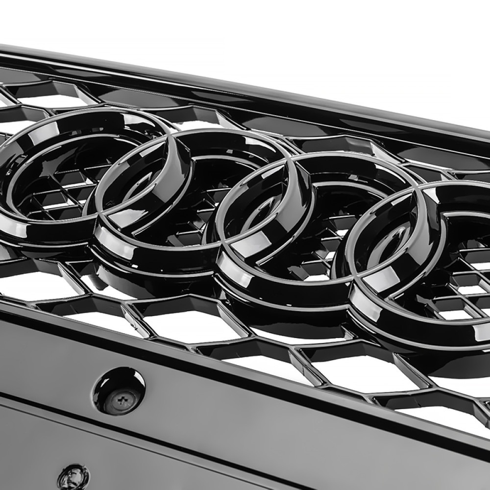Решетка радиатора Audi A5 (2007-2011)  в стиле RS5 (Gloss Black)
