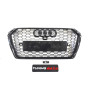 Решетка радиатора Audi A4 B9 (2015-2019) в стиле RS4 под камеру