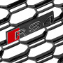 Решетка радиатора Audi A4 B9 (2015 -…) В cтиле RS quattro (Gloss Black)