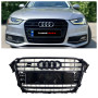 Решітка радіатора Audi A4 B8 (2012-2015) в стилі S4 (глянець)