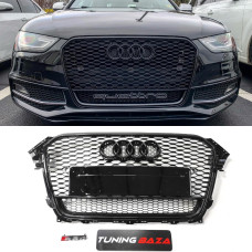Решетка радиатора Audi A4 B8 (2011-2015) в стиле RS4 Quattro