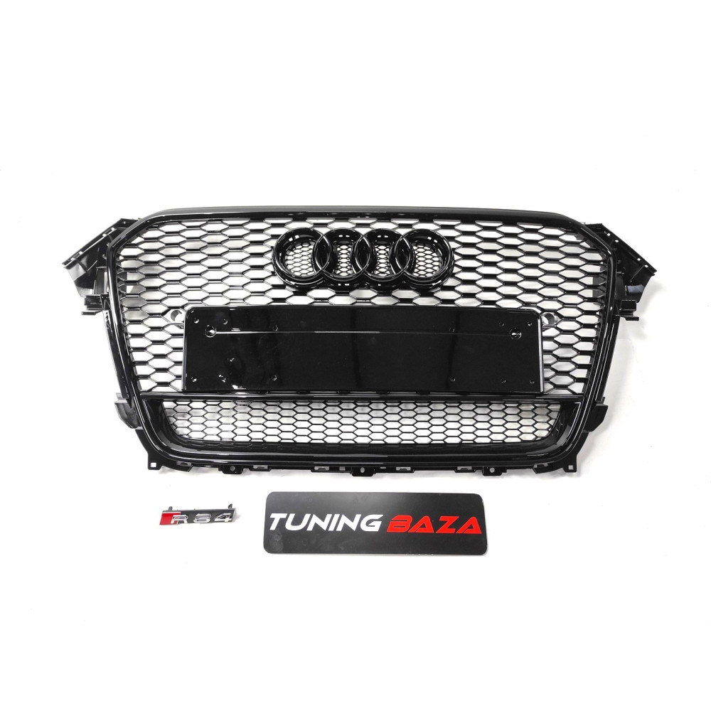 Решітка радіатора Audi A4 B8 (2011-2015) в стилі RS4 Quattro