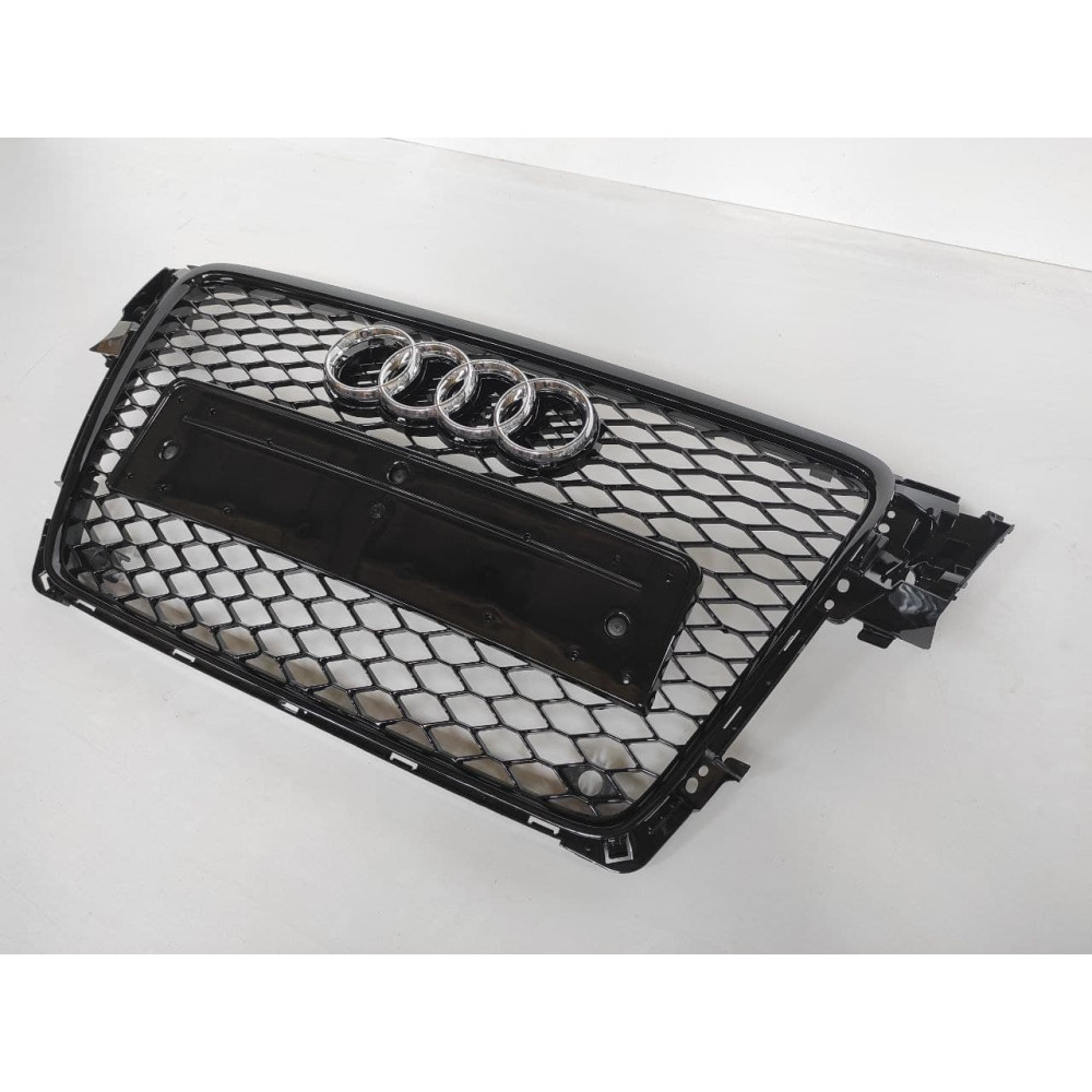 Решітка радіатора Audi A4 B8 2008 2011 дорест стиль RS4  глянець