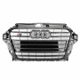 Решетка радиатора Audi A3 8V (2012-2016) в cтиле S3 (Gloss Black)