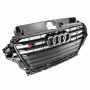 Решетка радиатора Audi A3 8V (2012-2016) в cтиле S3 (Gloss Black)