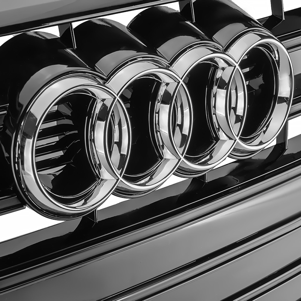 Решетка радиатора Audi A3 8V (2012-2016) в cтиле S3 (Gloss Black)