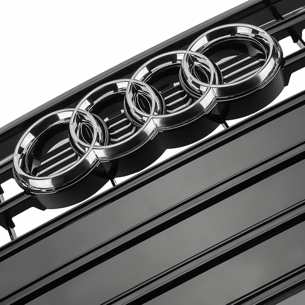Решетка радиатора Audi A3 8V (2012-2016) в cтиле S3 (Gloss Black)