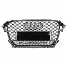 Решітка радіатора Audi A3 8V (2012 2016) стиль RS3 Quattro глянець
