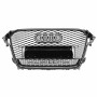 Решетка радиатора Audi A3 8V (2012-2016) в cтиле RS3 QUATRO (Gloss Black)