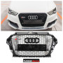 Решетка радиатора Audi A3 8V (2012-2016) в cтиле RS3 (глянец)