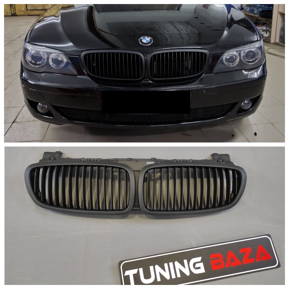 Решітка радіатора BMW E65/E66 (2005-2008) чорний матовий