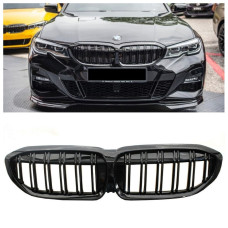 Решітка радіатора BMW 3-Series G20/G21 (2018-2022) у стилі M3 (Gloss Black)