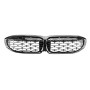 Решетка радиатора (ноздри) BMW 3 G20 G21 (Diamond Style) Gloss Black