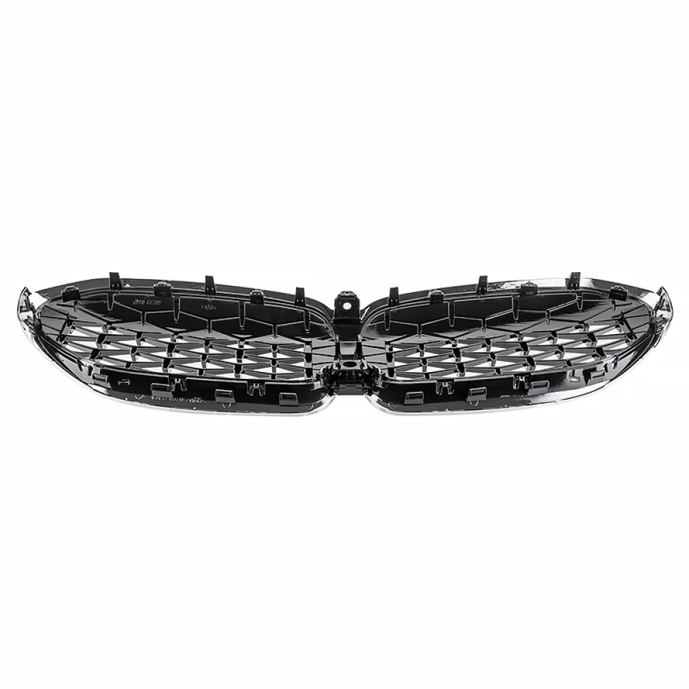 Решетка радиатора BMW 3-Series G20/G21 (2018-2022) в стиле Diamond Black/Chrome
