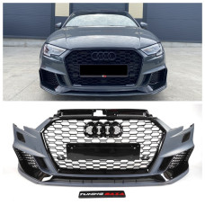 Передний бампер AUDI A3 8V (Седан) в стиле RS3 2017-2020