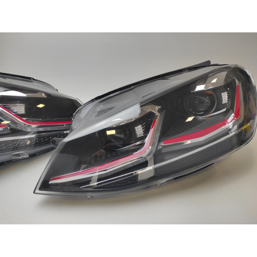 Передние led фары Volkswagen Golf MK7 2014-2017 Дорестайл