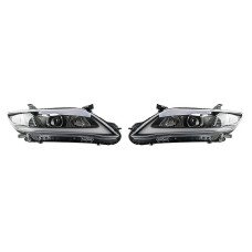 Передні Led фари Toyota Camry 45 стиль Lexus (2009 2011) чорні Передні Led фари Toyota Camry 45 стиль Lexus (2009 2011) чорні