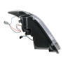 Передние led фары Toyota Camry 45 в стиле Lexus (2009-2011) Black
