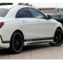 Наружные накладки на пороги Mercedes CLA-Class W117 в стиле спорт AMG 45