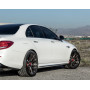Накладки на пороги зовнішні Mercedes E Class W213 стиль E63 AMG