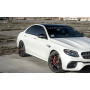 Накладки на пороги зовнішні Mercedes E Class W213 стиль E63 AMG