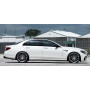 Накладки на пороги зовнішні Mercedes E Class W213 стиль E63 AMG