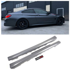 Накладки на пороги (наружные) BMW 4 F32 стиль M-Paket Китай