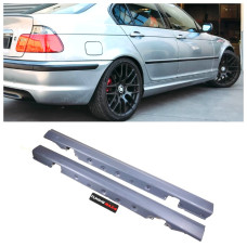 Накладки на пороги (наружные) BMW 3 E46 4D (1998 - 2004) в стиле М-TECH