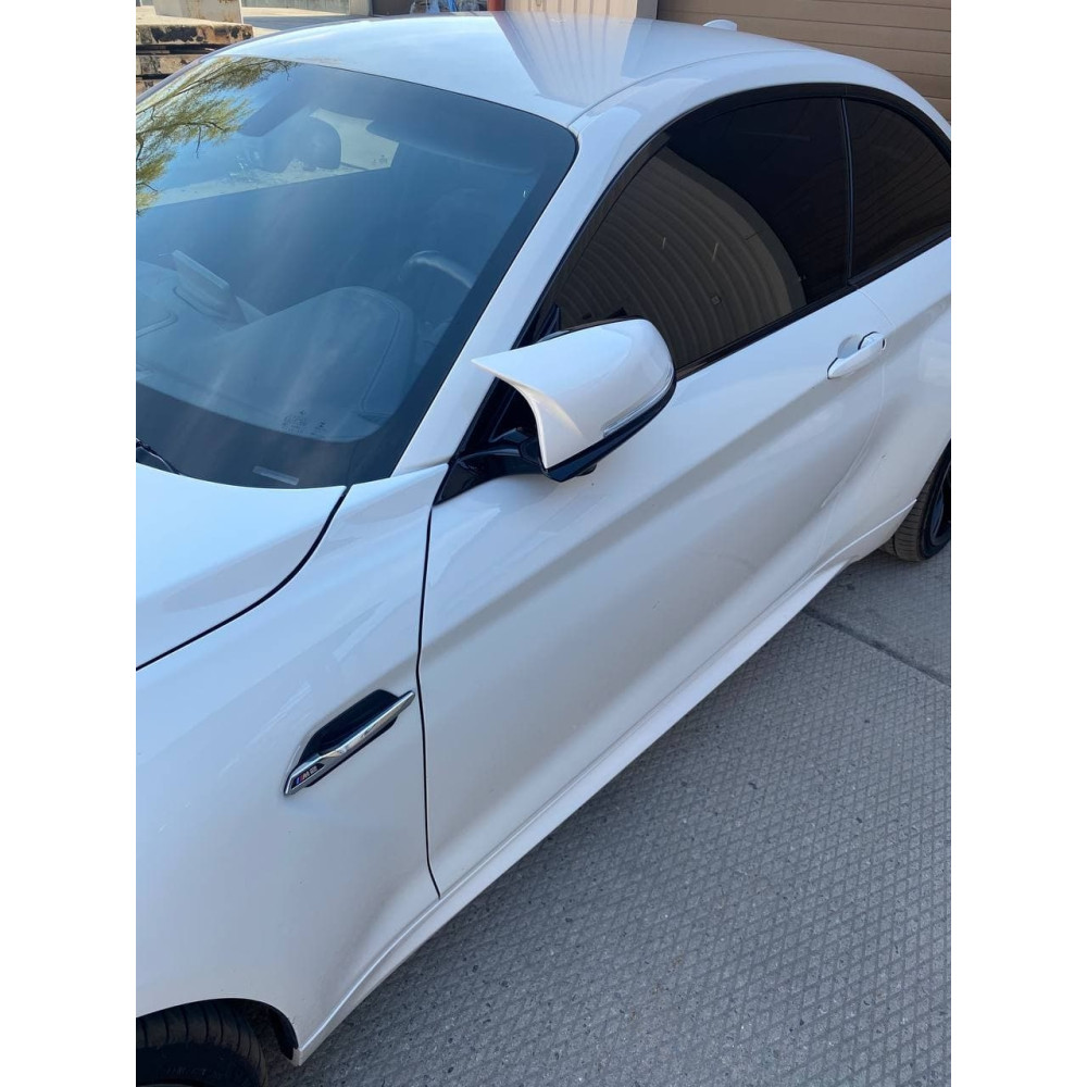 Накладки на зеркала BMW M-Look (white) F20 F21 F22 F23 F30 F31 F32 F33 F34 X1 E84