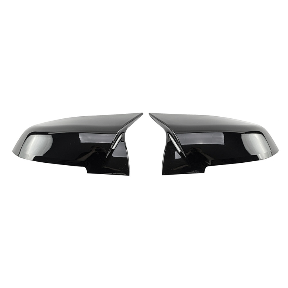 Накладки на зеркала (корпуса) BMW F10 F11 F06 F12 F13 F01 M-Look LCI (Gloss Black)