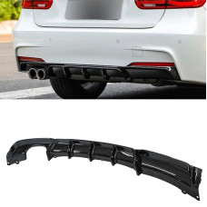 Накладка заднего бампера M-Tech BMW F30/F31 328I М-Performance Черный глянец