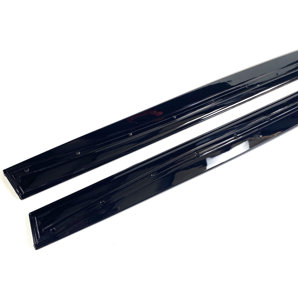 Лезвия под пороги M-Tech BMW 4 F32 F33 M-Performance черный глянец