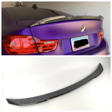 Карбоновый спойлер крышки багажника BMW M4 F82 coupe (2014-2021) в стиле CS (Forged)