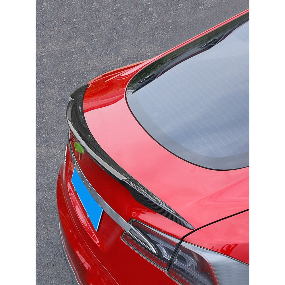 Карбоновий спойлер Tesla Model S Sedan (2012 2017) Style revozport