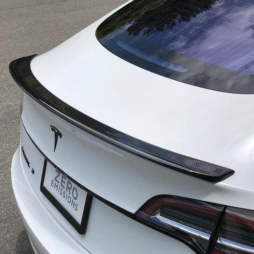 Карбоновый спойлер Tesla Model 3 (2017-...) OEM Style