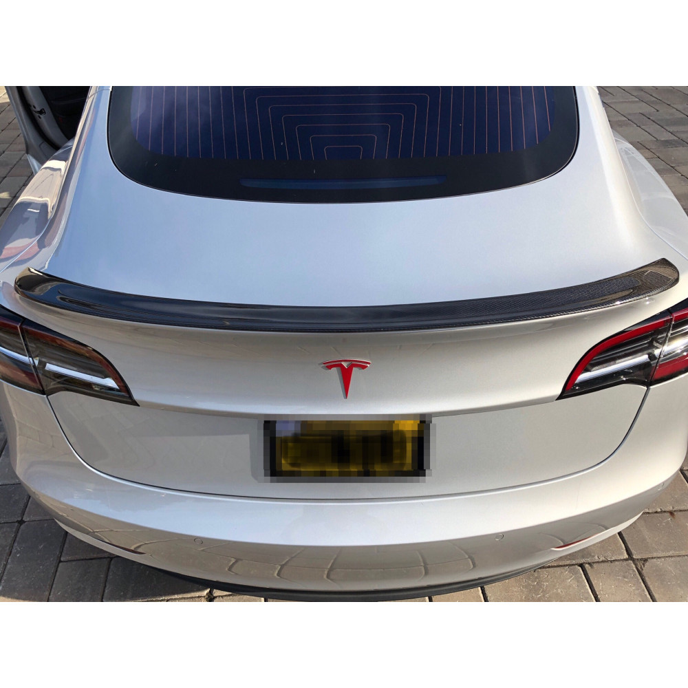 Карбоновый спойлер Tesla Model 3 (2017-...) OEM Style