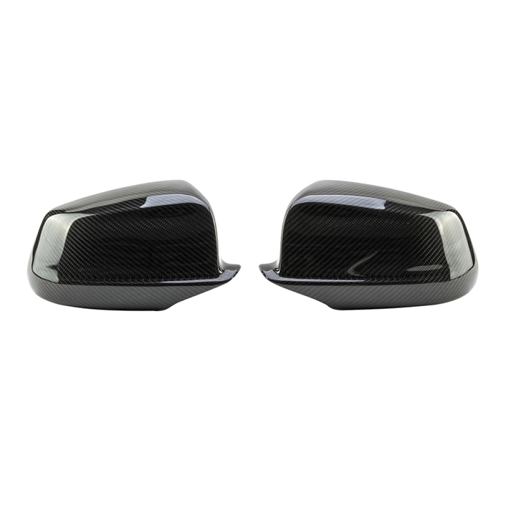 Карбоновые накладки на зеркала (корпуса) BMW F10 F11 F06 F12 F13 F01 original style (Carbon) дорестайл