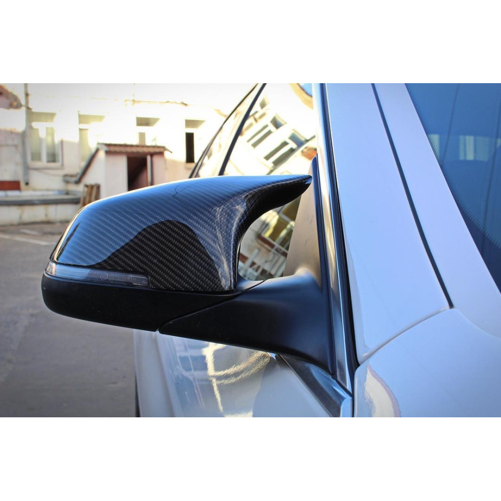 Карбоновые накладки на зеркала (корпуса) BMW F10 F11 F06 F12 F13 F01 LCI M-Look (Carbon)