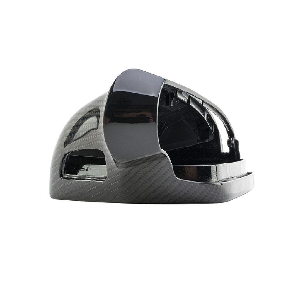 Карбоновые накладки зеркал Audi A4 B8 (2008-2011) (Carbon) side assist