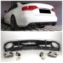 Задній дифузор Audi A4 B8 (2012-2015) в стилі RS4