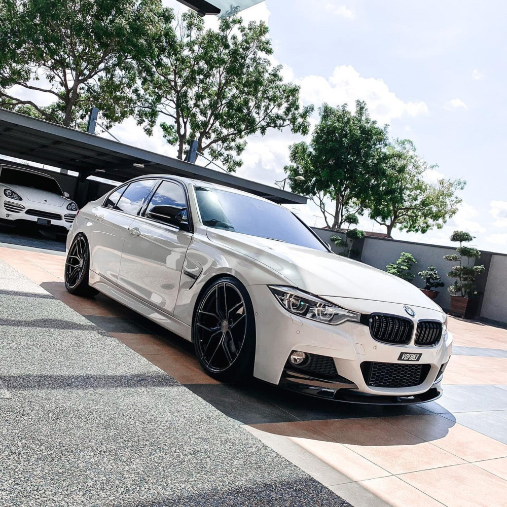 Сплітер переднього бампера M Tech BMW F30 F31 M Performance глянець