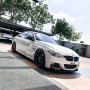 Сплітер переднього бампера M Tech BMW F30 F31 M Performance глянець