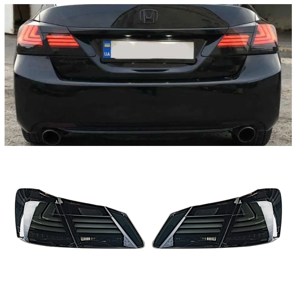 Задние диодные фонари Honda Accord 9 CR/CT (2012-2015) в стиле Smoked Lens