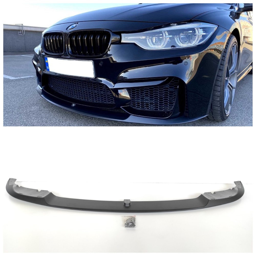 Сплітер накладка переднього бампера BMW F30 F31 M3 (GOOD GO) Тайвань
