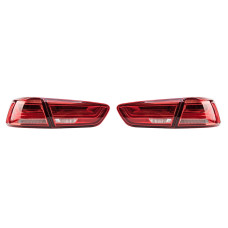 Задні діодні ліхтарі оптика Mitsubishi Lancer X Red White стиль Ауді Задні діодні ліхтарі оптика Mitsubishi Lancer X Red White стиль Ауді